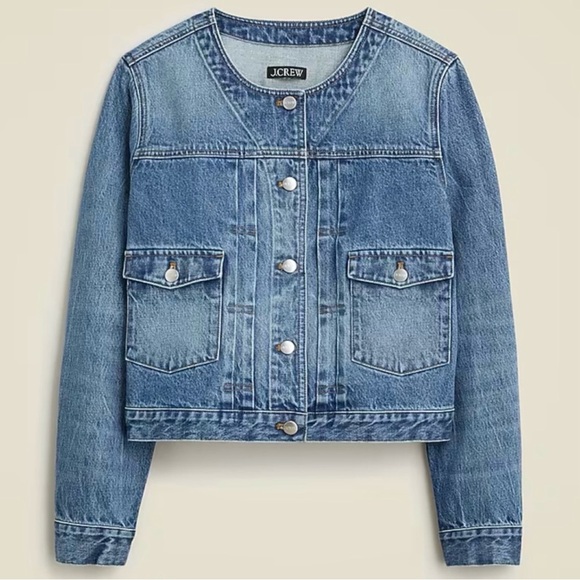 J. Crew Jackets & Blazers - J. Crew Classic Blue Denim Jean Jacket